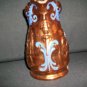 2 Antique Copper Luster Pitchers