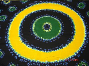 Original African Print Fabric - Patterned