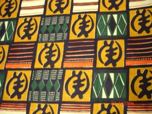 Original African Print Fabric - Patterned