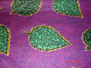 Original African Print Fabric - Patterned