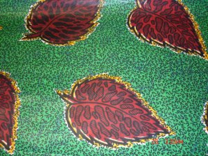 Original African Print Fabric - Patterned