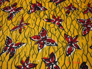 Original African Print Fabric - Patterned