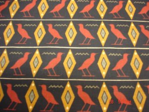 Original African Print Fabric - Patterned