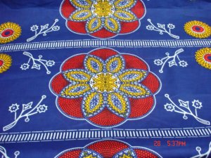 Original African Print Fabric - Patterned