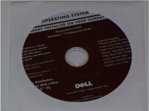 Dell Windows 7 Pro 32-bit Install Disc/CD/DVD