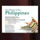 MAP / POSTER: THE HISTORY OF THE PHILIPPINES /National Geographic /HUGE /WALL