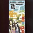 METRO DETROIT VISITORS MAP /MICHIGAN /WHERE TO GO /WHAT TO SEE /HUGE MAPS+++++++