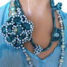 Crochet Beaded Necklace Lariat Pattern PDF