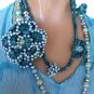 Crochet Beaded Necklace Lariat Pattern PDF