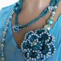 Crochet Beaded Necklace Lariat Pattern PDF