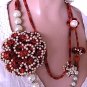 Crochet Beaded Necklace Lariat Pattern PDF