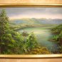 RARE VINTAGE SIGNED OIL PAINTING SLOVENIA LANDSCAPE