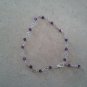 Amethyst Bracelet or Anklet