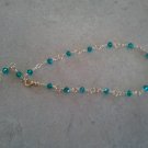Aquamarine Bracelet or Anklet