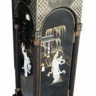 Lacquered Pedestal Cabinet