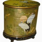 Golden 3-Drawer Chest