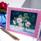 Card Notecard Greating Card - Tea Roses