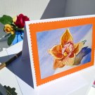 Card Notecard Greating Card - Orchid