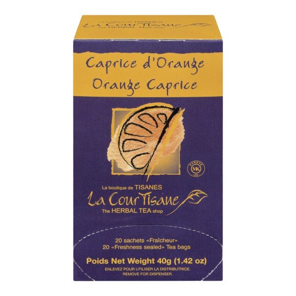 La CourTisane Herbal Tea Orange Caprice, 20 Tea Bags