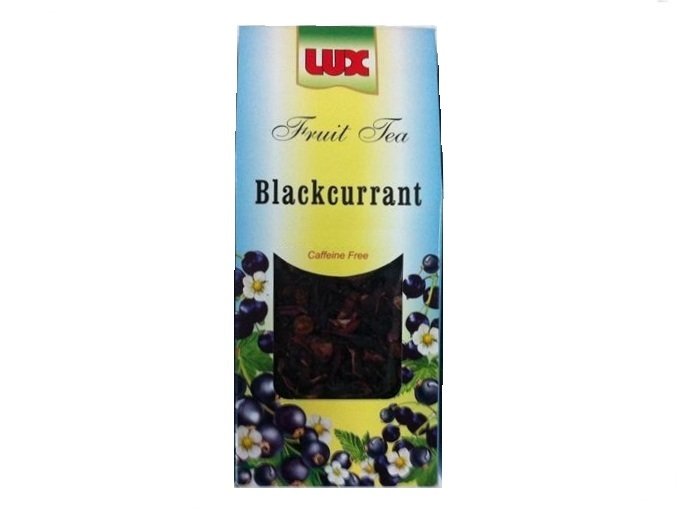 LUX Brand Herbal Tea Blackcurrant Fruit Tea 2.8 oz Caffeine Free