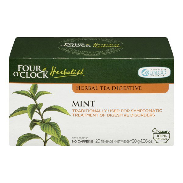 Four O'Clock Herboriste Mint Tea - Herbal Tea for Digestion