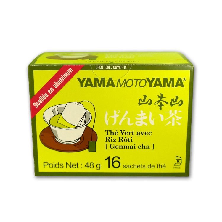 Yamamotoyama Genmai-Cha Green Tea With Roasted Brown Rice 16 Bags