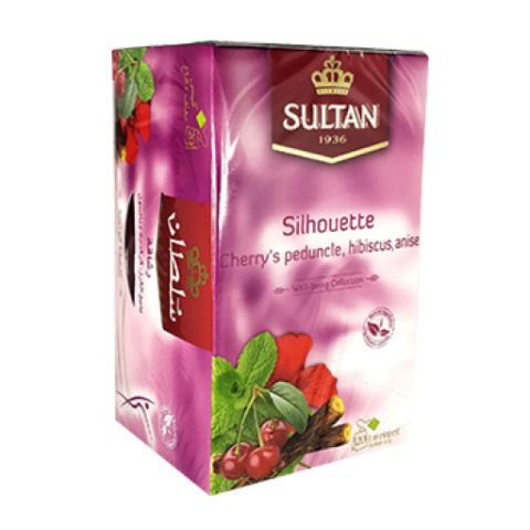 Sultan 1936 Silhouette, Cherry, Hibiscus and Anise, Well Being Collection, Bags 20 Count