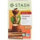 Stash Tea, Black Tea, Organic Chai, 18 Tea Bags, 1.1 oz 33 g