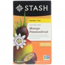 Stash Tea, Herbal Tea, Mango Passionfruit, Caffeine Free, 20 Tea Bags, 1.3 oz 38 g