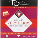 Touch Organic Premium Very Berry White Tea Cube (100 Bags) – Unbleached Sachets Touch Organic Premium Very Berry White Tea Cube (100 Bags) – Unbleached Sachets
