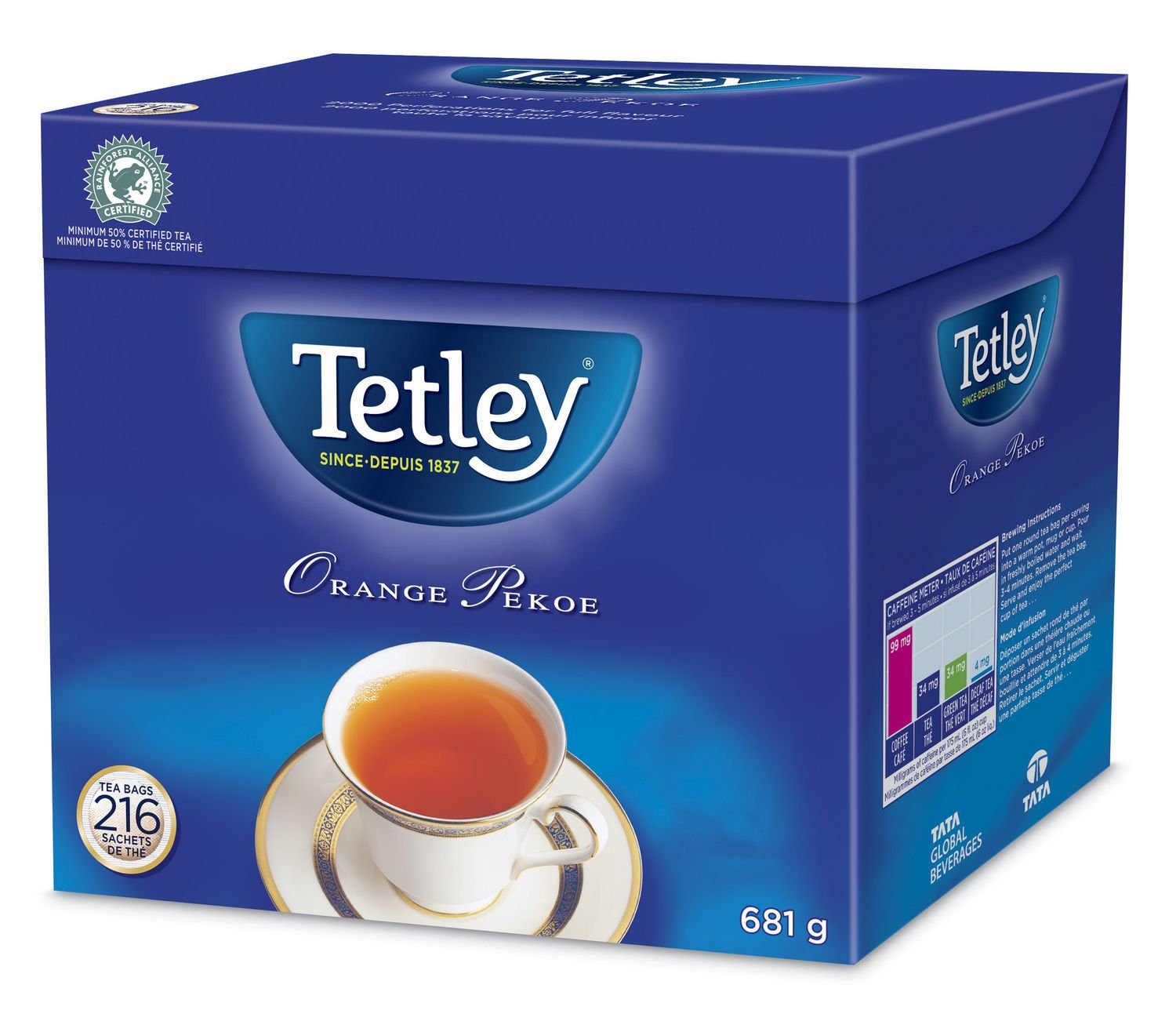 Tetley Orange Pekoe Tea Pack of 216 tea bags