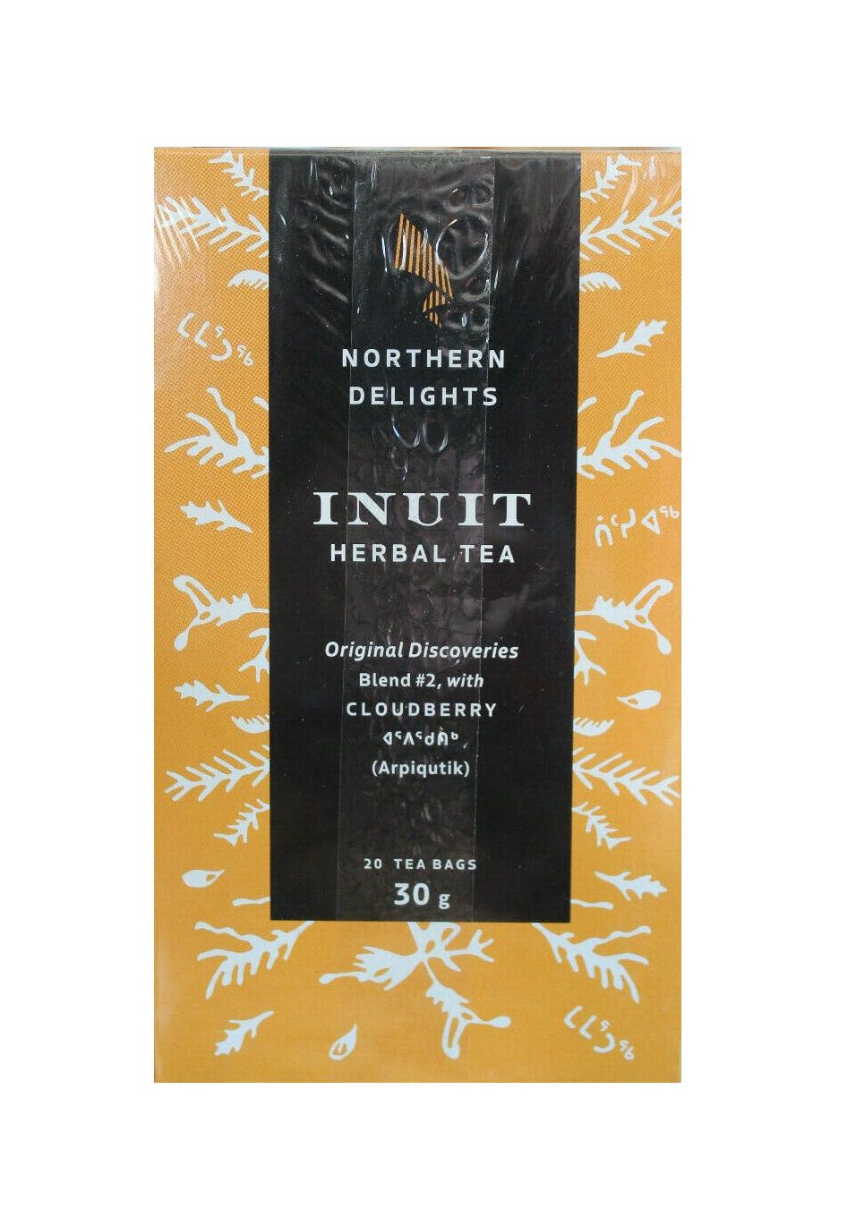 Cloudberry Inuit Herbal Tea 20 bags Gift Idea from Canada Native People Arctic Nordic Wild Berry