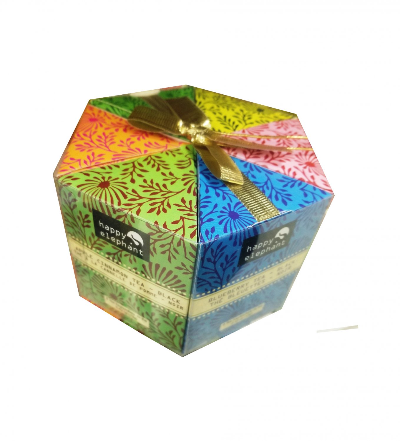 Specialty Tea Selection Happy Elephant Gift Box 48 tea bags - 6 flavors New Gift Idea