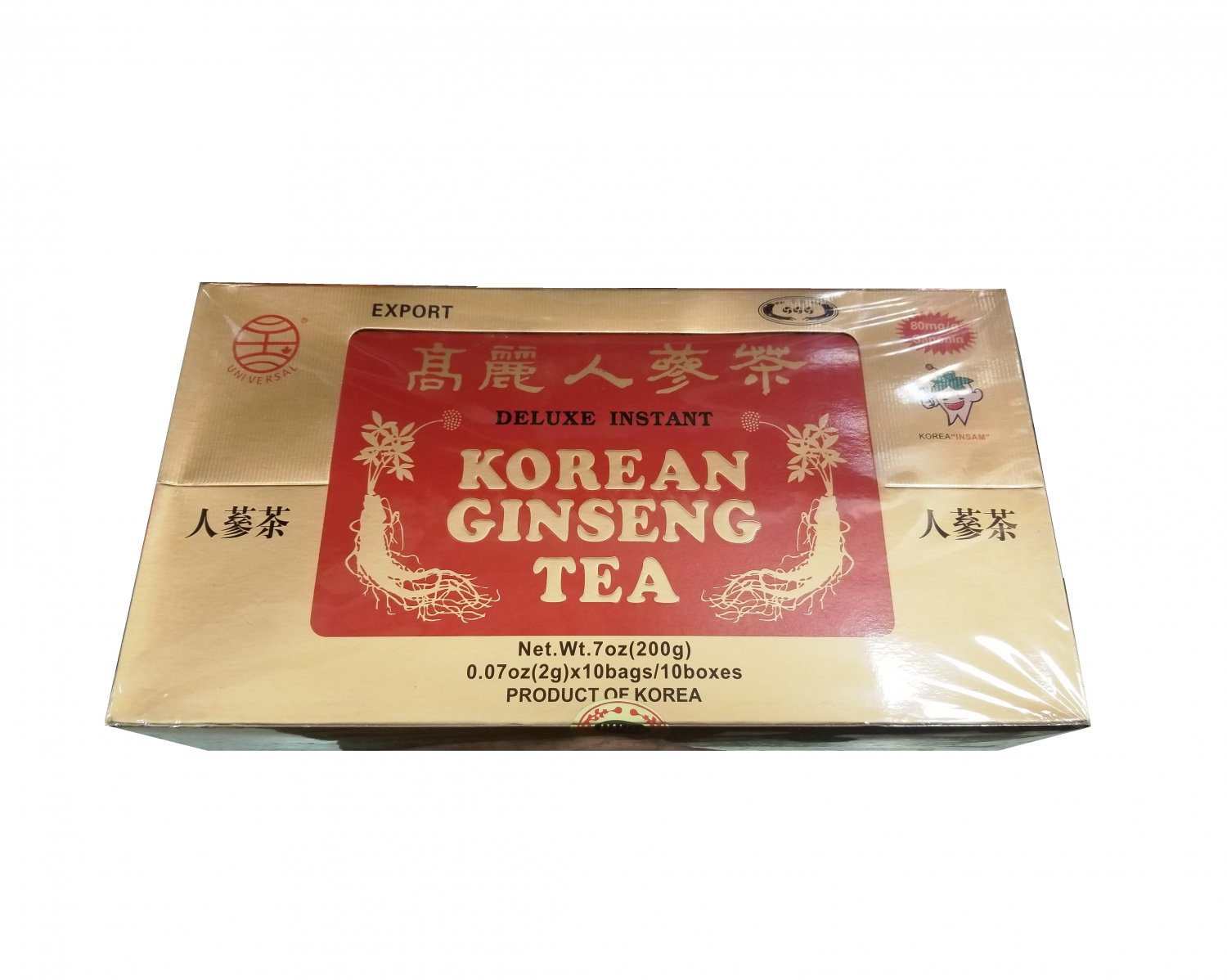 Ginseng Herbal Tea 100 Deluxe instant Pure Ginseng NT WT 200g