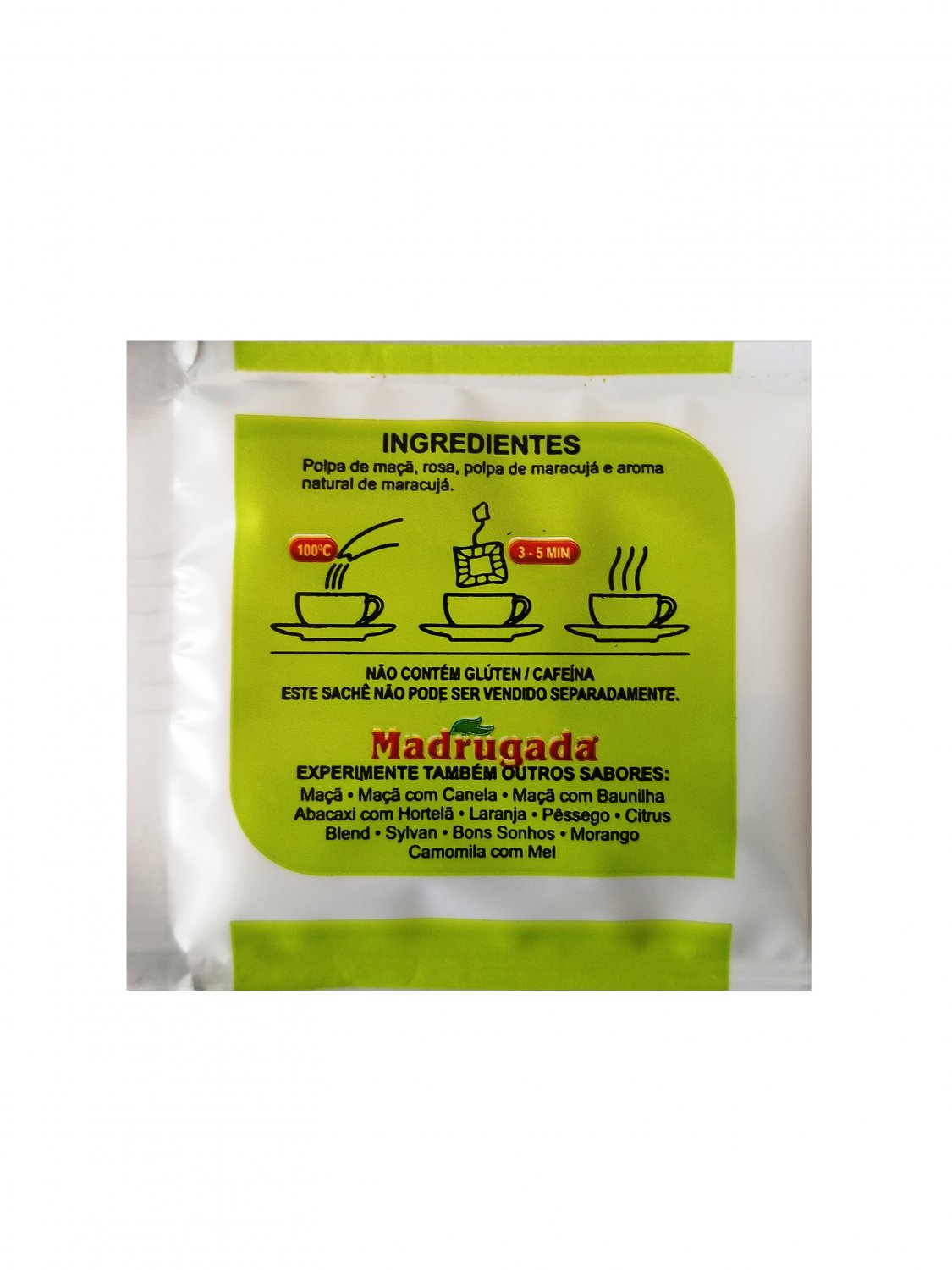 Madrugada Passion Fruit Herbal Tea · Cha Misto Maracuja benefits