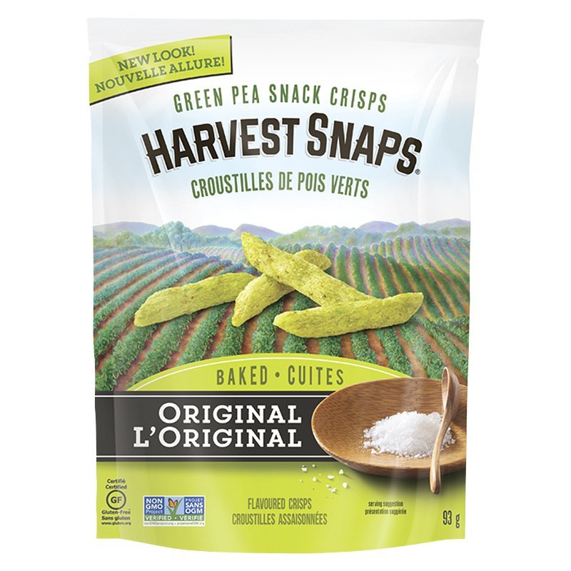 Calbee Harvest Snaps Green Pea Crisps - Original - 93g