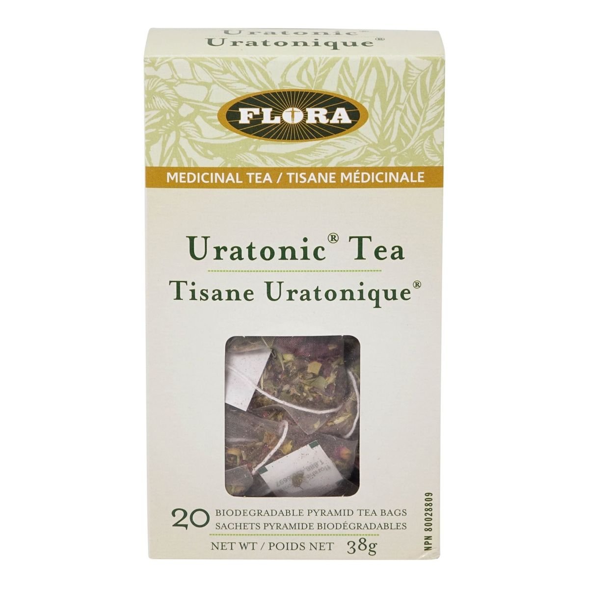 FLORA, Uratonic Tea, Herbal Tea, 20 tea bags, 38g