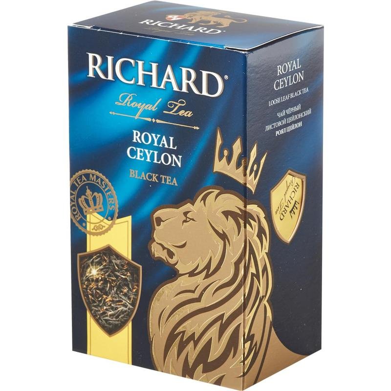 Richard Royal Black Ceylon Tea 90 g Russian Tea Royal Classics, Royal Tea Masters