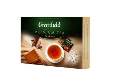 Greenfield Premium Tea Box Gift Set (120 Bags) &acirc;�� 30 Assorted Varieties Imported from Russia