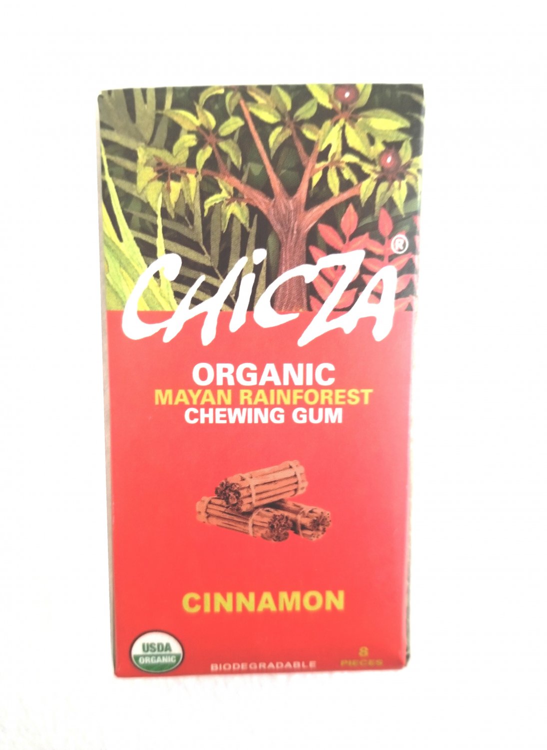 Chicza Organic Mayan Gum Cinnamon Organic Chewing Gum