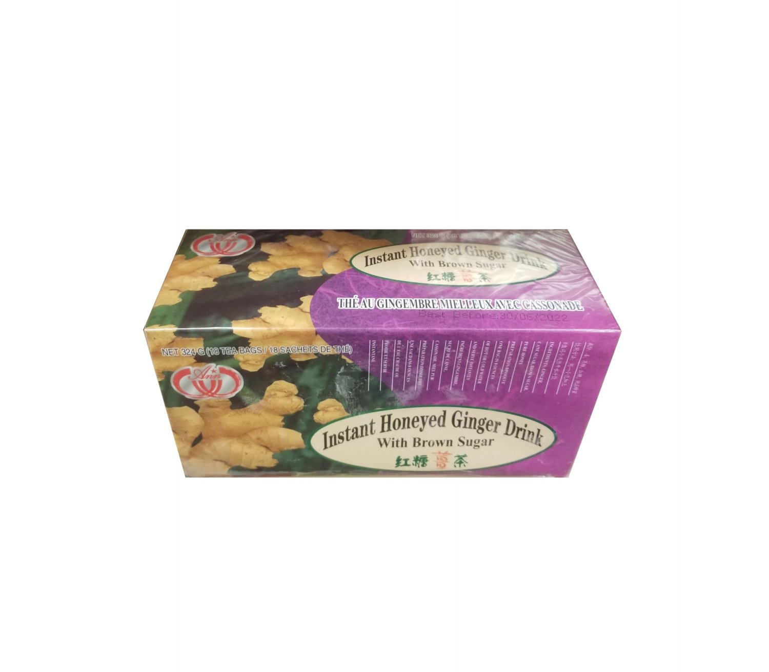 Ann Instant Honeyed Ginger Tea with Brown Sugar
