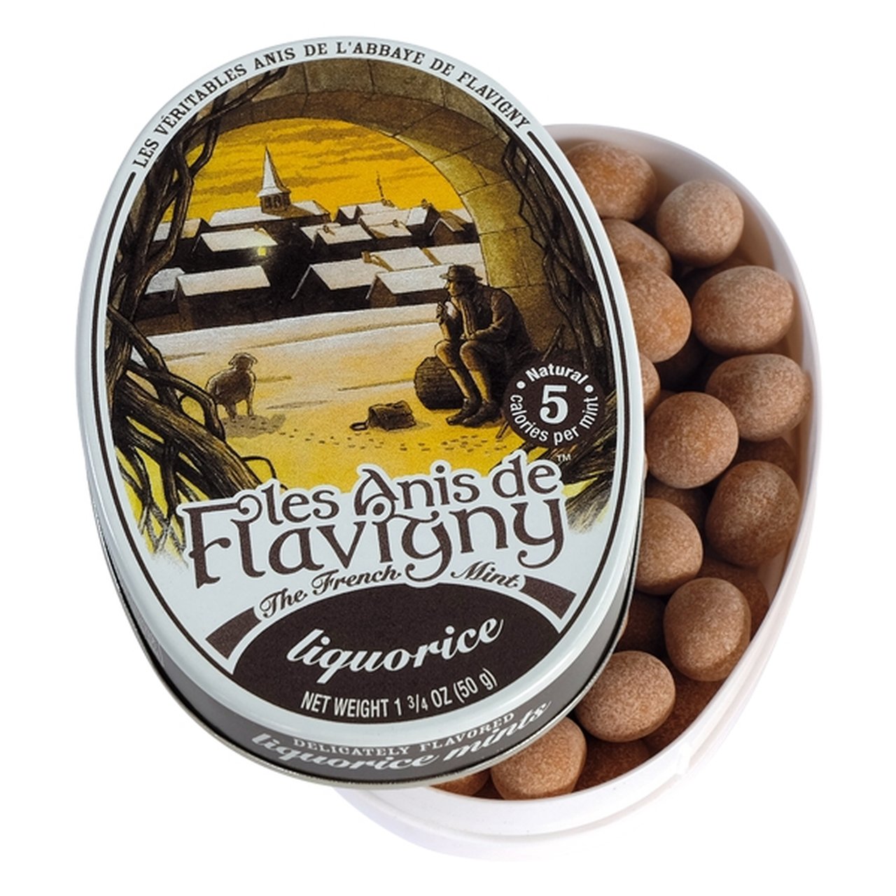 Anis De Flavigny 50g Gift Tin Box Reglisse Licorice Sweets