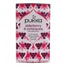 Elderberry & Echinacea 20 un Organic Boost Immunity Tea Antiviral Pukka Herbal Tea