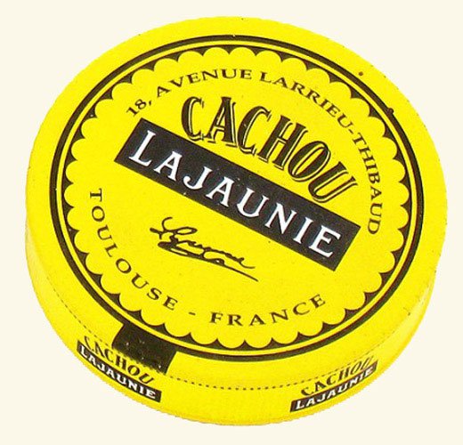 Cachou Lajaunie Hard Licorice Candies From France 0.21oz