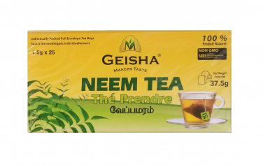 Geisha Pure Neem Herbal Tea, 25 tea bags