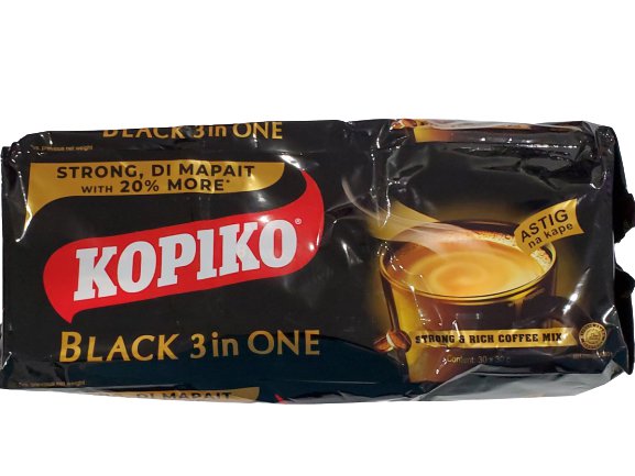 KOPIKO BLACK 3 IN 1 Coffee 30un x 30g