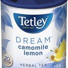 Tetley Dream Camomile Lemon 20 tea bags · Product of England