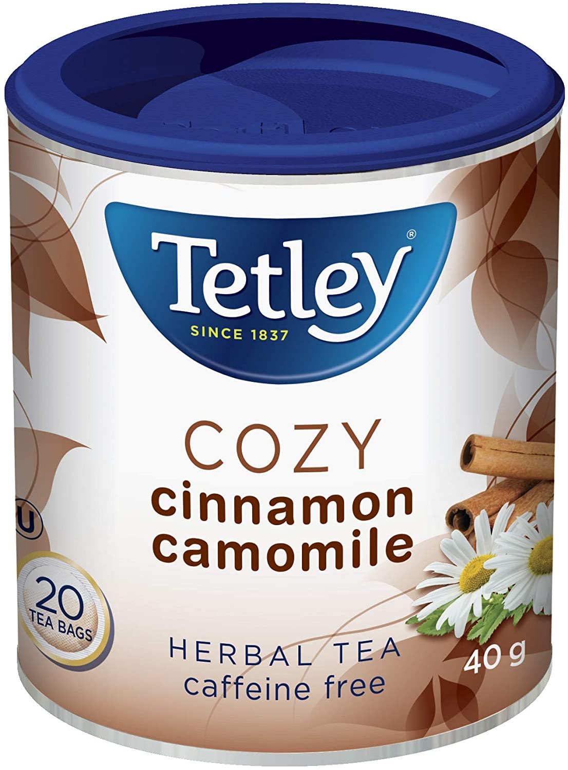 Tetley Cozy Cinnamon Camomile Herbal Tea 20 tea bags