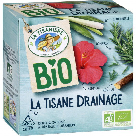 La Tisane Drainage Bio - La Tisanière