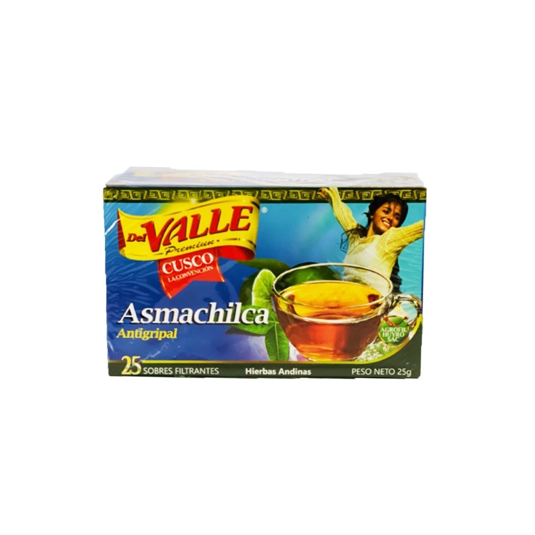 Asmachilca tea 25 teabags pack â�¢ Flu Herbal Tea with Muna and eucalyptus